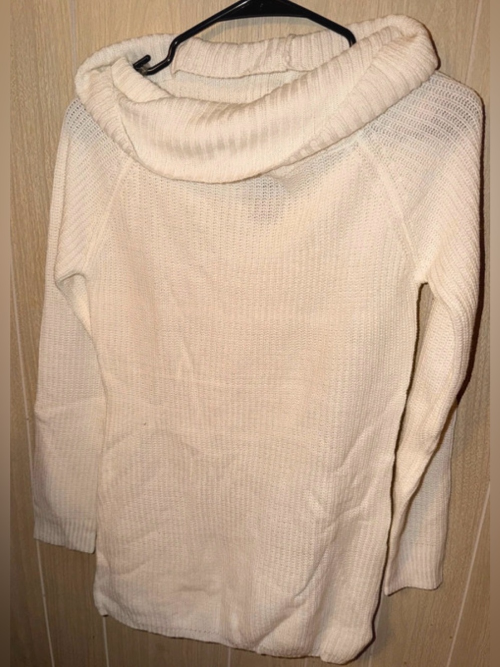 Rue21 Cream Cowl-Neck Knit Sweater